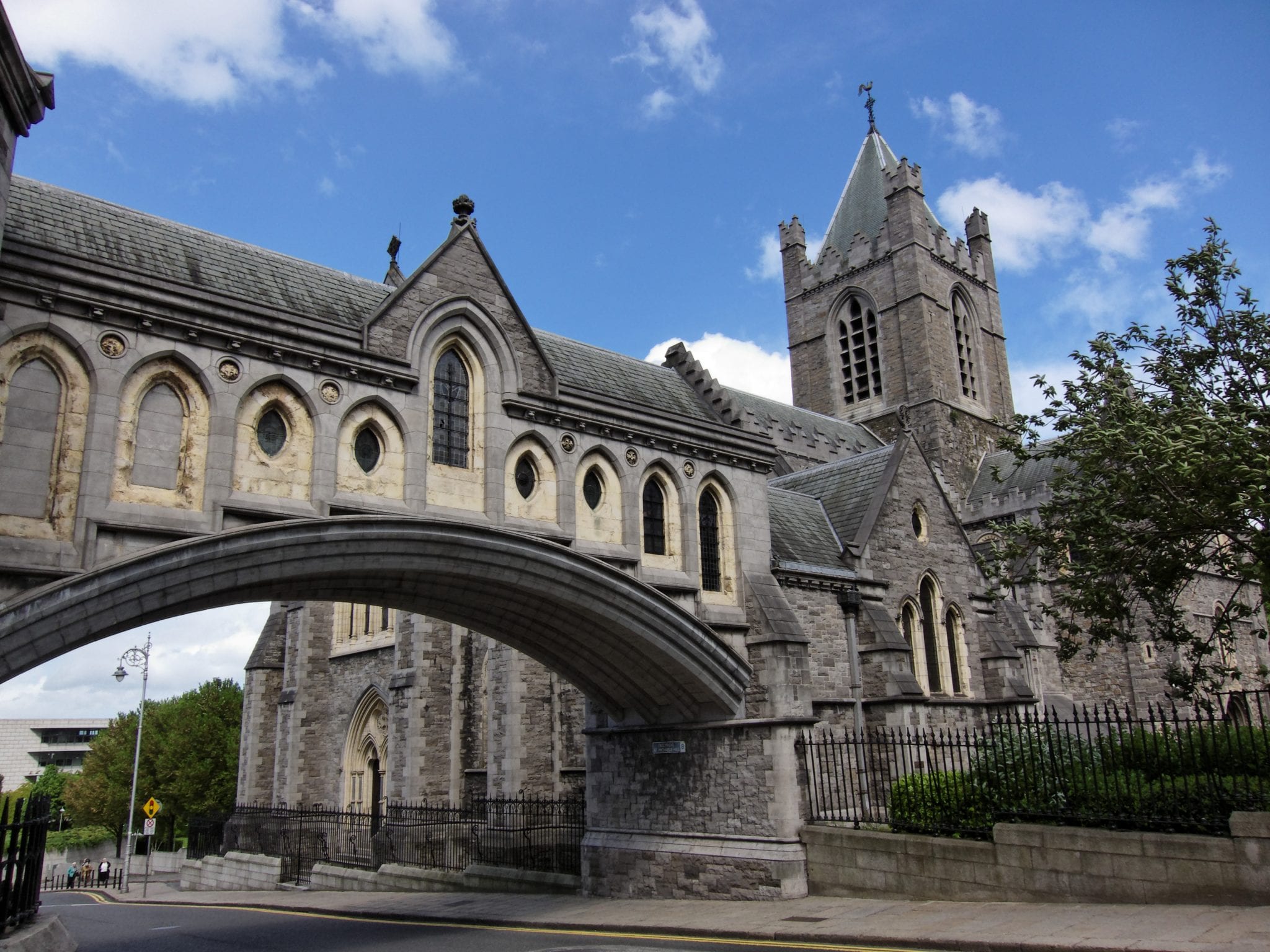 The exterior view of the Christ Church Cathedral