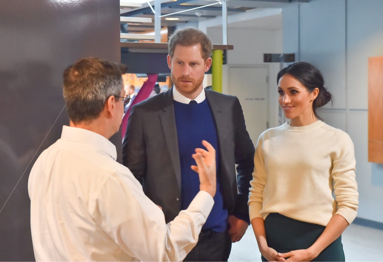 Prince Harry and Meghan visit Catalyst