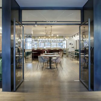 Restaurant Interior at The Alex Hotel Dublin 2