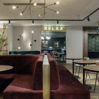 Restaurant Interior at The Alex Hotel Dublin 2