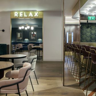 Restaurant Interior at The Alex Hotel Dublin 2