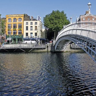 The Ha'Penney Bridge Dublin City Centre