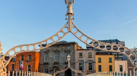 The Ha'Penny Bridge Dublin City