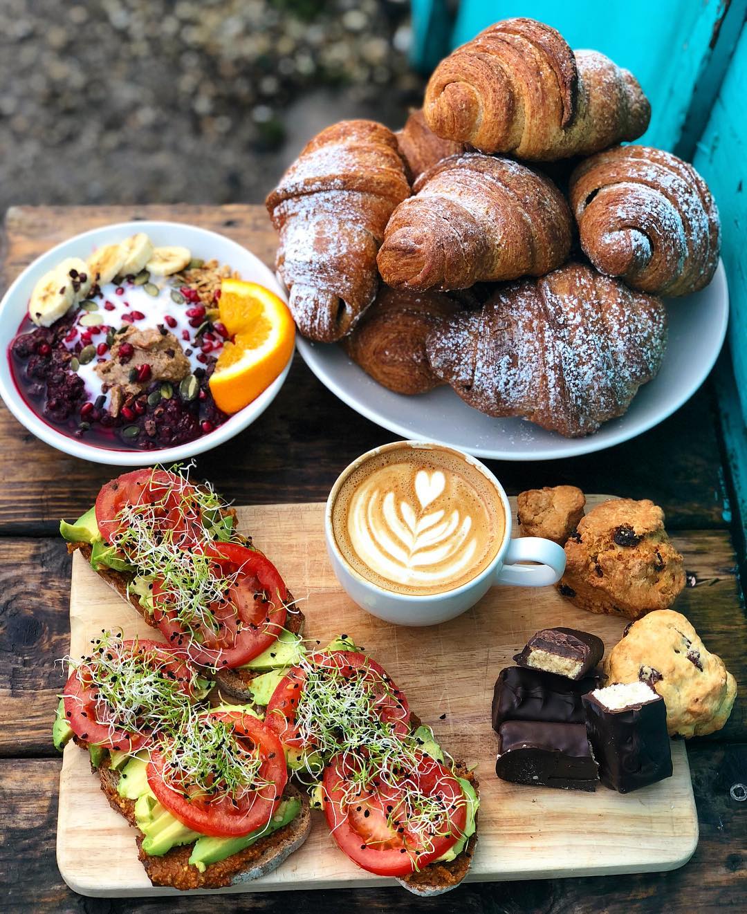 A selection of delicious vegan breakfast options