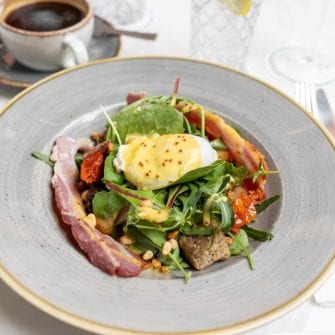 breakfast salad at the alex hotel