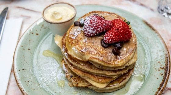 pancakes at the alex hotel