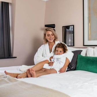 mother and daughter in The Alex Hotel