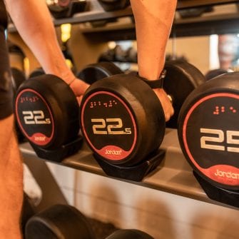 weights at core fitness in the mont hotel