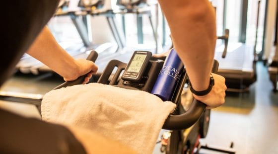 spinning bike in the mont hotel dublin